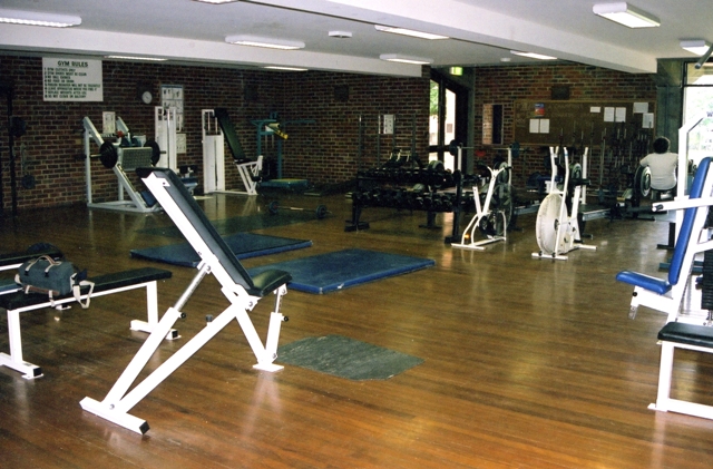 E B Davies Weight Training Room, circa 2005.